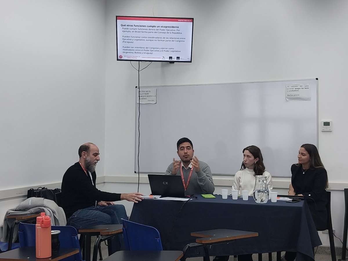 En el uso de la palabra <a href="/JuanAcebey17/">Juan Cruz Acebey</a> en el marco del Simposio de Liderazgo Político del XVII Congreso de la <a href="/RedSAAP/">SAAP</a> <a href="/CpoliticaUBA/">Ciencia Política - UBA</a>