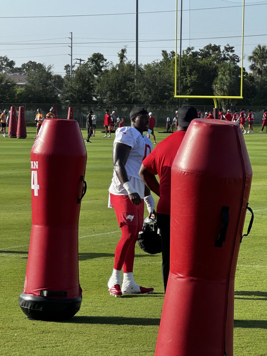 TKras's tweet image. #Bucs OLB YaYa Diaby had a big day yesterday at camp.  A breakout season in year 3 could happen.  Great shape.