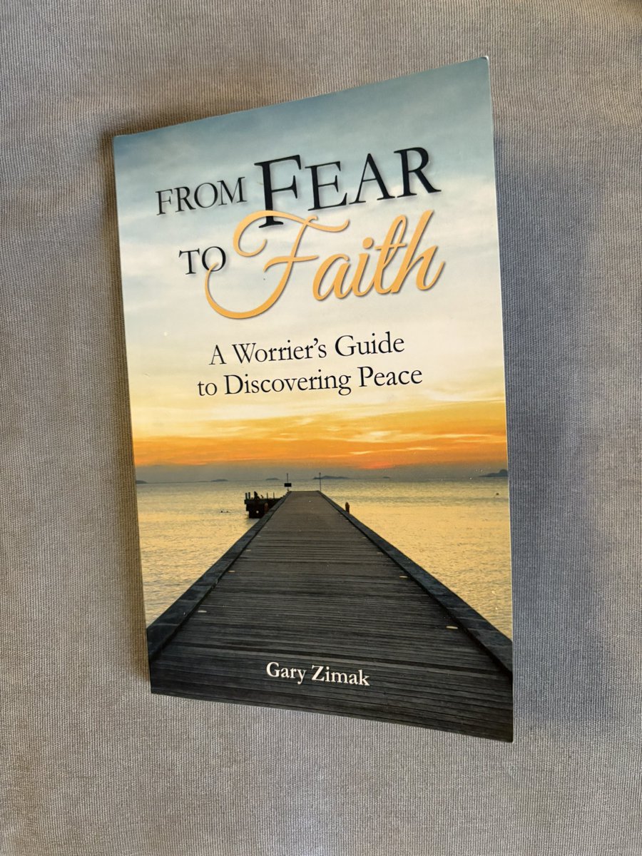 keenoy's tweet image. Just finished From Fear to Faith by @gary_zimak. It’s not about pretending fear doesn’t exist—it’s about refusing to let it lead. With honesty, Scripture, and simple yet powerful steps, Zimak gently guides us toward peace through trust—not control. Do not be afraid to be saint.