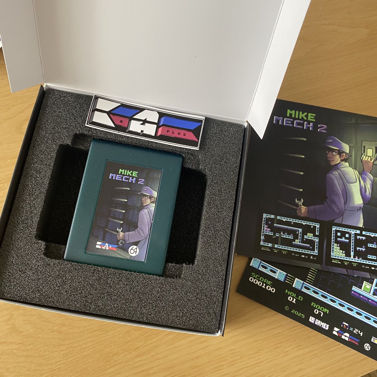 retroguybry's tweet image. What a nice surprise, I’d completely forgotten I ordered this! #MikeMech2 #LCGames #KandAplus #Commodore64 #C64