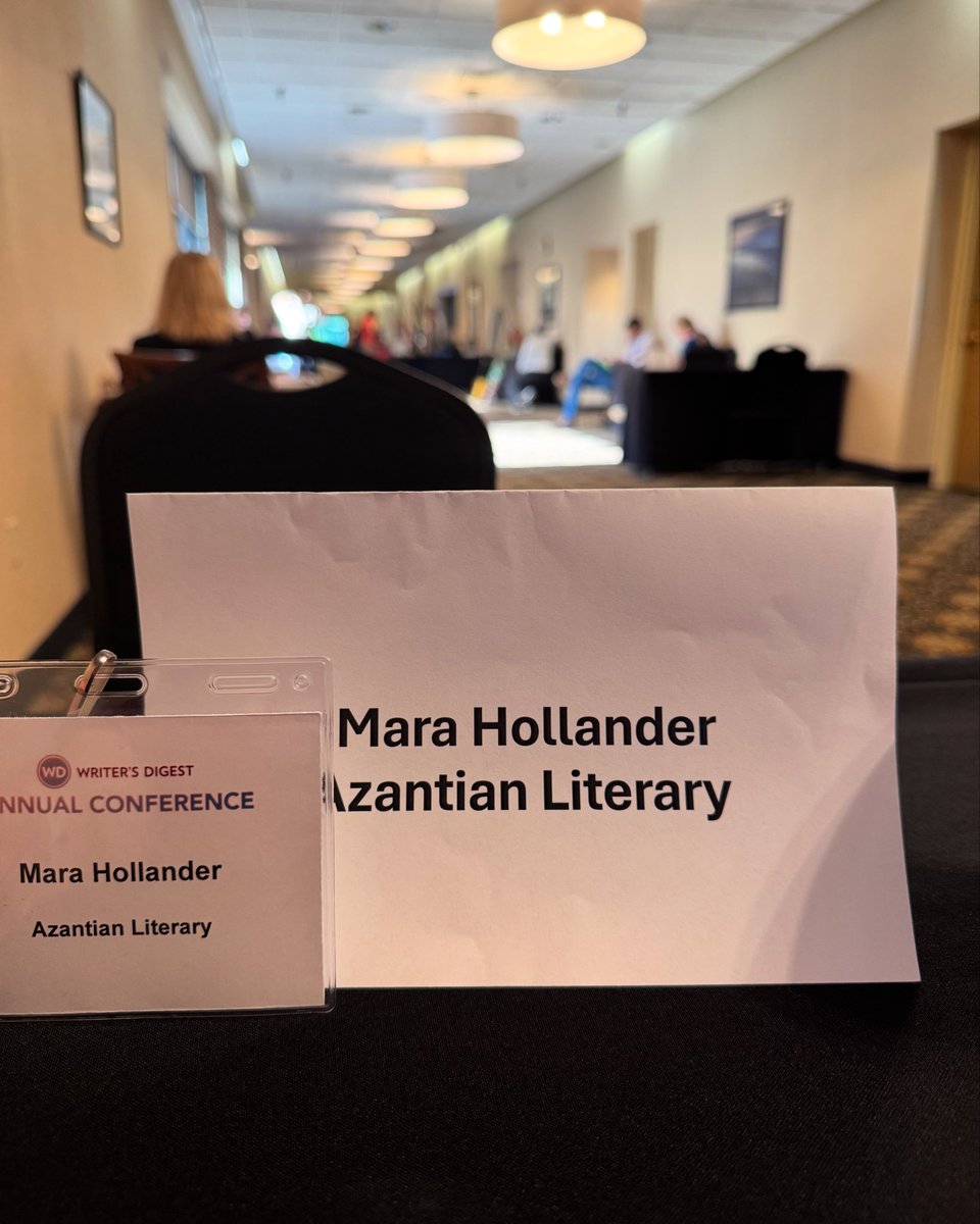 MAGHwrites's tweet image. Thrilled to be at the @WritersDigest Annual Conference today and tomorrow! I’m taking pitches all day today and tomorrow, which means I have a bunch of slots left. Feel free to sign up. :)