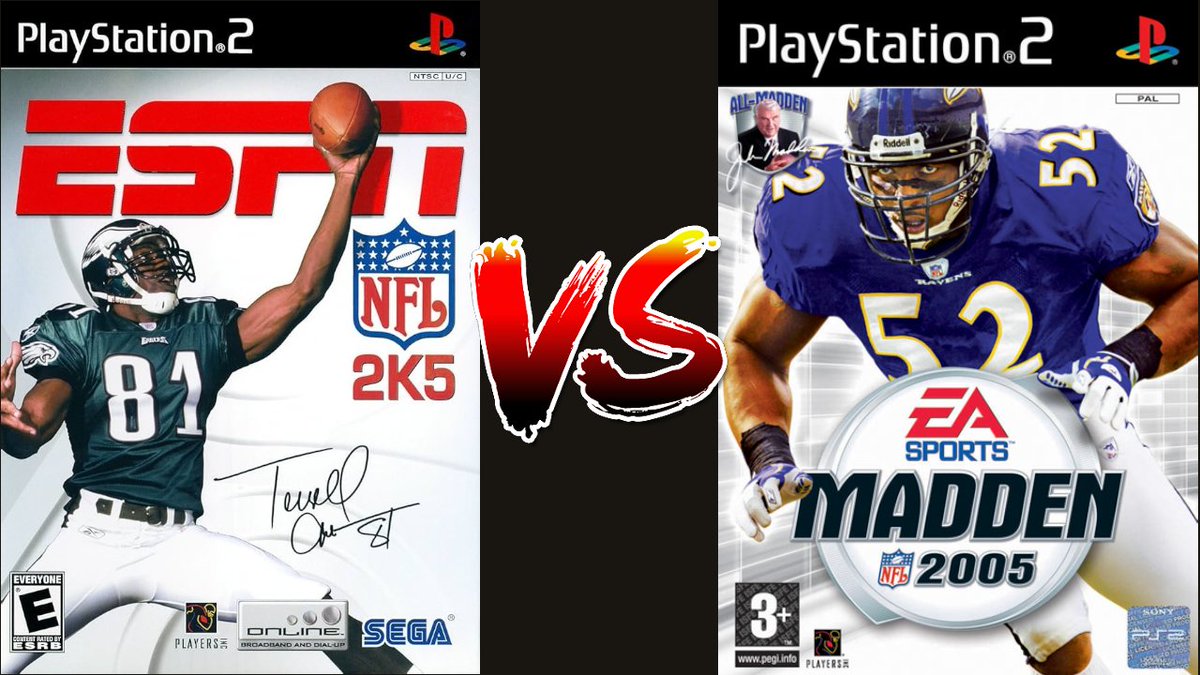 DanielEvensen84's tweet image. Just uploaded a comparison of Madden 2005 and NFL 2K5.

Spoiler alert: I&apos;d seriously rather play Tecmo Super Bowl.

youtu.be/HmtJQKT6QlQ

#madden2005 #nfl2k5 #nfl