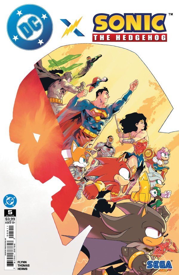 mylesworthy08's tweet image. Five days for the 5th and final issue of the #DCxSonic crossover to release! #JusticeLeague #DCComics #TeamSonic #SonictheHedgehog #SEGA #Darkseid