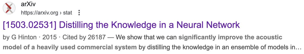 If you think NeurIPS reviews are getting worse because of LLMs, think again
The seminal 2015 distillation paper from Jeff Hinton, Oryol Vinyals, and Jeff Dean was rejected by NeurIPS for lack of impact, was published as a workshop, and it has now 26k citations🤯