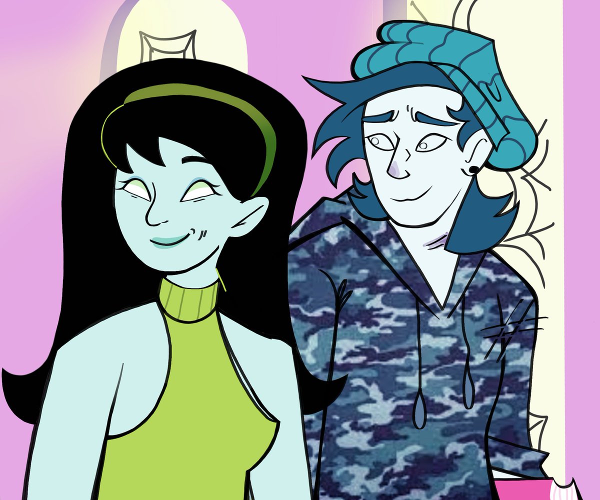 NAVYOFWAVES's tweet image. Me and Brie if we were Monster High characters