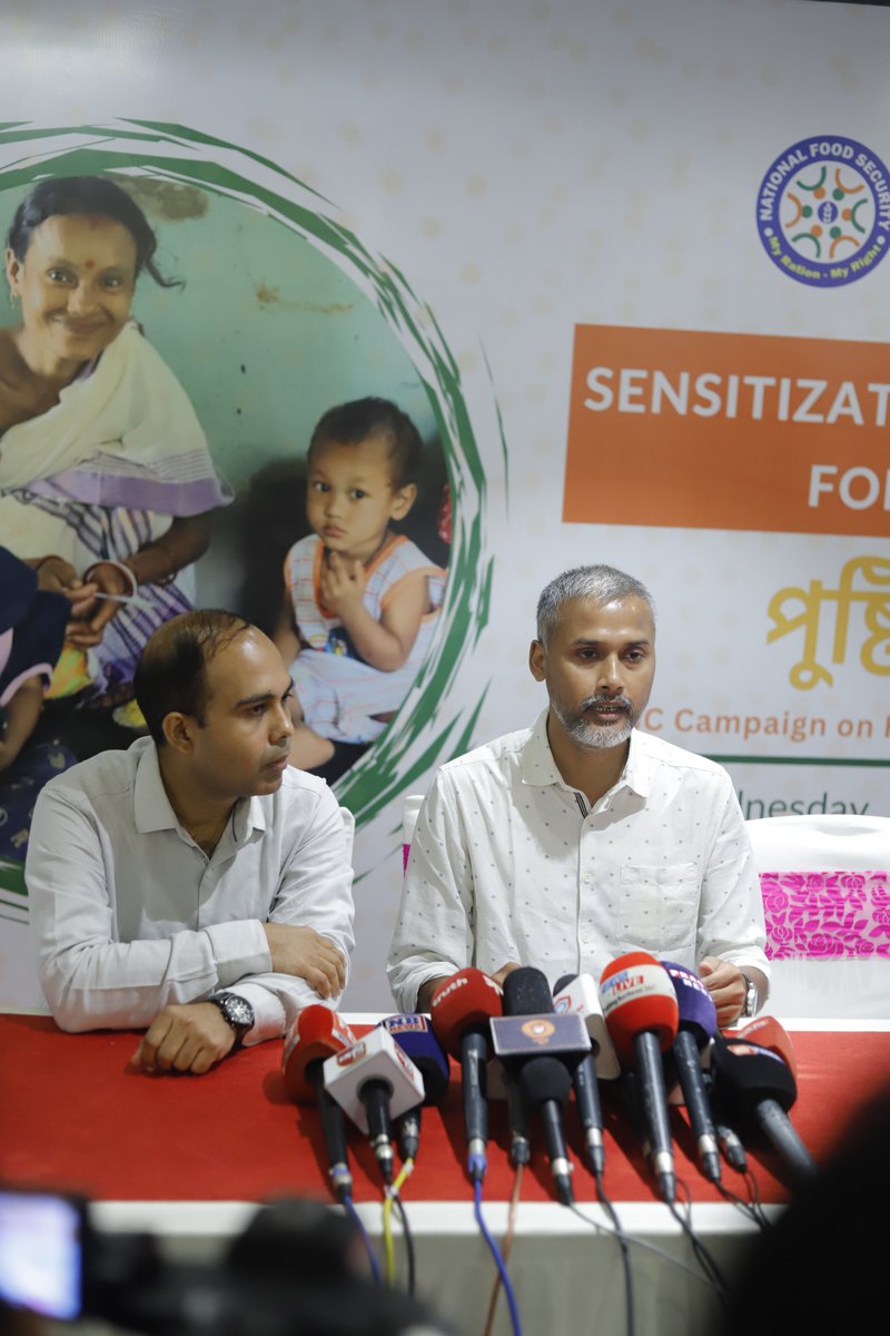 BrahFound_SRLP's tweet photo. Successfully conducted a #MediaSensitizationWorkshop on #fortifiedrice under the #PushtiPratham campaign in Assam with @UNWFP_India & @BrahFound_SRLP.
🙏 A big thank you to all participants and media representatives
#RiceFortification #WFPIndia #Assam #MediaForNutrition https://t.co/v1Q1PElI7D