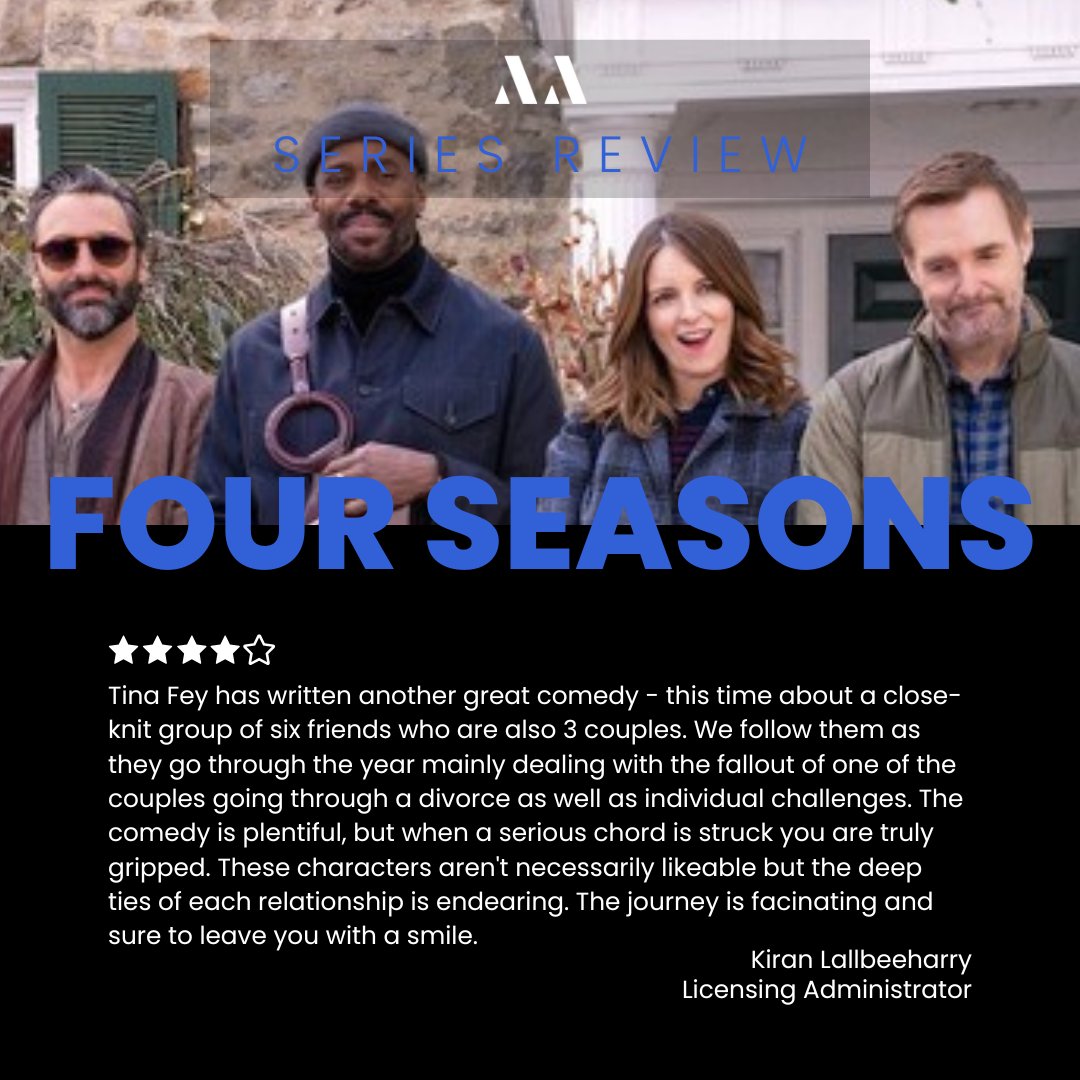 Film Fridays: by AAMers 🎦 

The series where we, the people of AAM, give our insights on movies and media.  

This week we have another movie!

#AAM #filmfridays #filmreviews #fourseasons