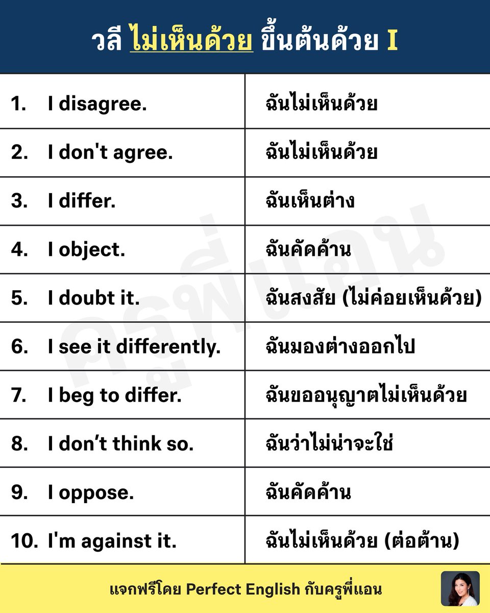 englishbykruann's tweet photo. 🇬🇧แชร์ไว้อ่าน 100 วลีขึ้นต้นด้วย ‘𝐈’
ใช้ได้ทุกสถานการณ์ 

#ครูพี่แอน https://t.co/N75JcRMWRW
