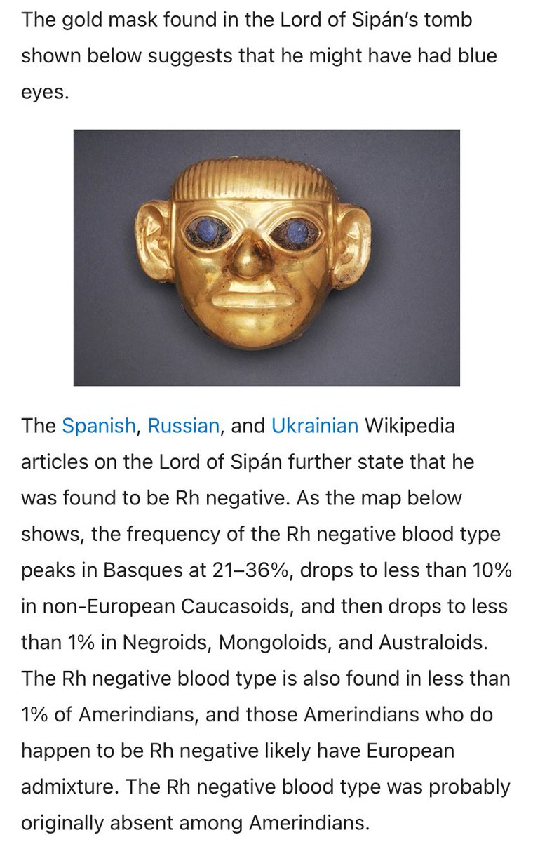 Jakeesposito22's tweet image. One of the most shocking Indo-Aryan discoveries is finding out that fair haired blue eyed Whites lived in Peru before the East Asians, who are falsely labeled “Native Americans” crossed over from Siberia.