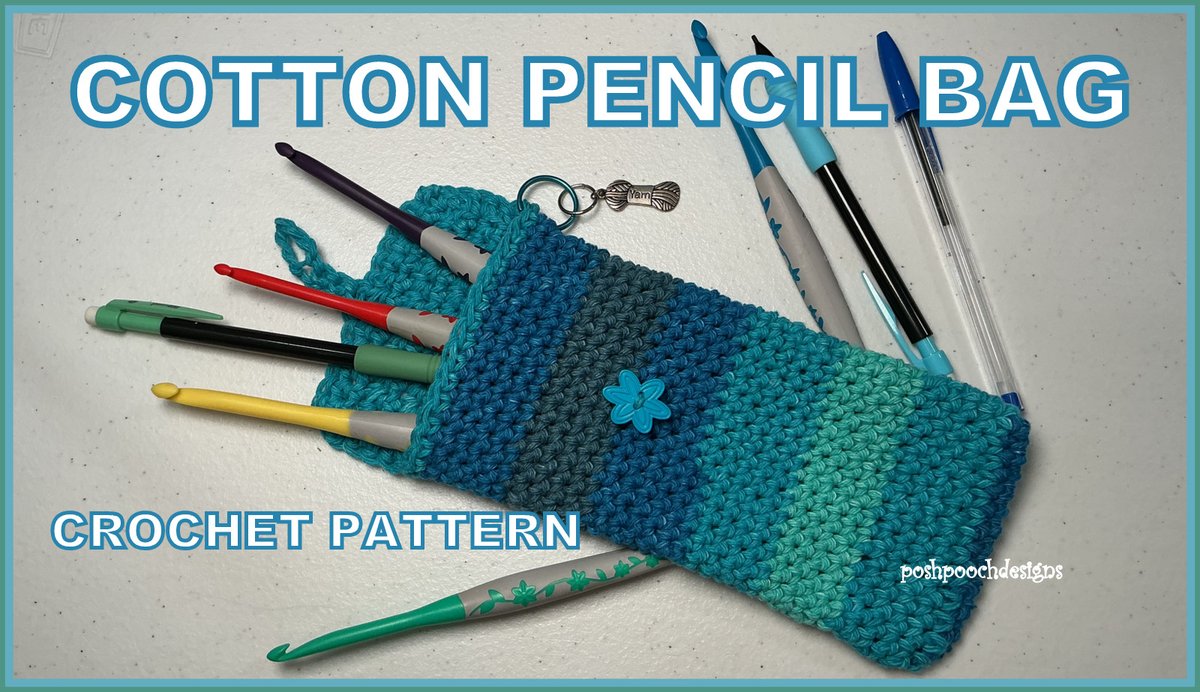 PoshPoochDesign's tweet image. Learn To Crochet The Cotton Pencil Bag Crochet Pattern #crochet #crochet... youtu.be/umGVFa3uQy8?si… via @YouTube