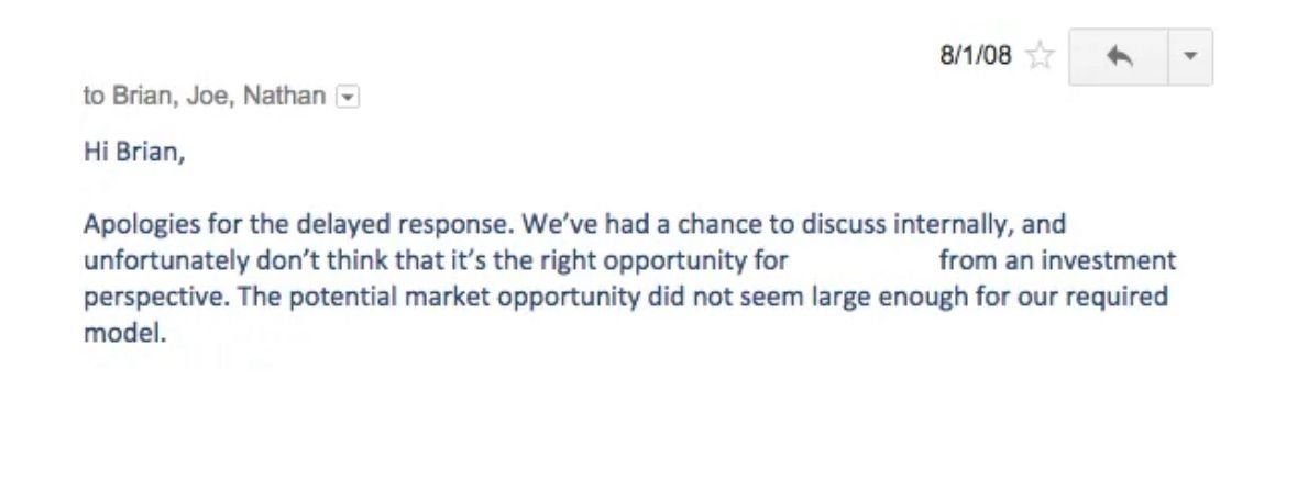 chrishlad's tweet image. In 2008, Airbnb tried raising $150K at a $1.5M valuation.
Today, Airbnb is worth $87 billion.
But a VC rejected them because “the market is too small”.
The greatest founders expand their market.