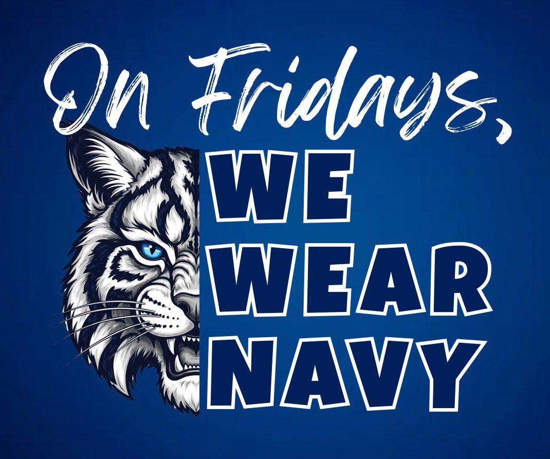 TISDTMHS's tweet image. It’s Friday Wildcats! WEAR THAT NAVY! Let’s begin practicing for the school year! #BECATS