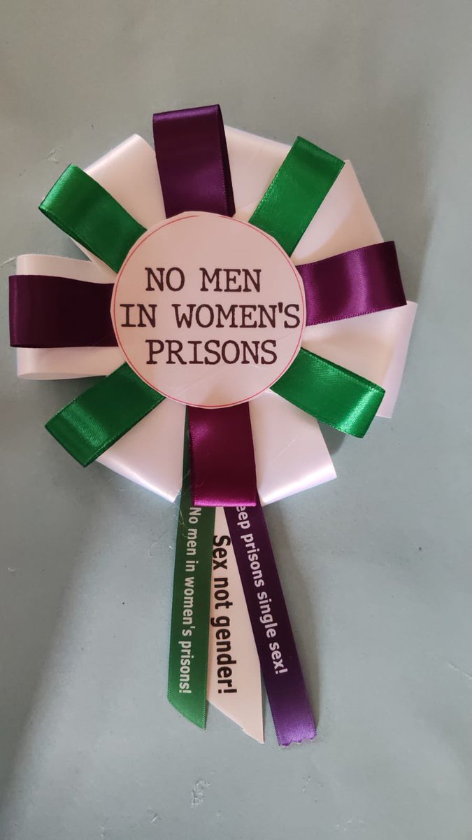 No Men In Women's Prisons EVER! 

100 days since the Supreme Court's ruling that a man is always a man for ALL purposes regardless of a GRC or inner 'woman' feelz - no man should ever be placed in a women's prison.

#SingleSex101