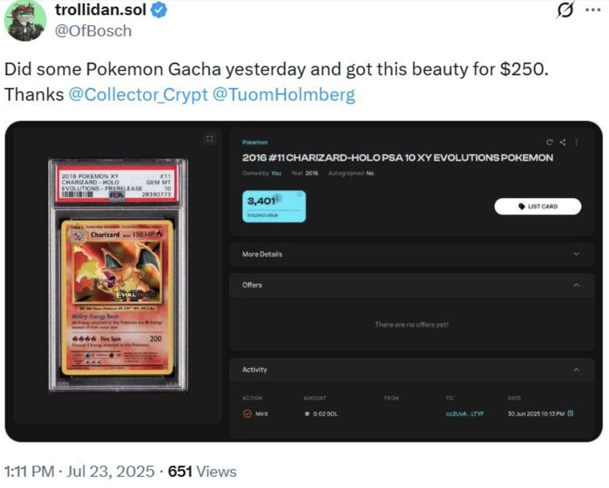 ⚡Solana révolutionne le jeu ! Des apps Solana lancent des cartes Pokémon en  version Web3 via des NFT gachas 🃏🔥 #Solana #NFT #CryptoNews #Web3Gaming  #Pokémon #FTX #Backpack #CryptoAsia #CryptoFrance