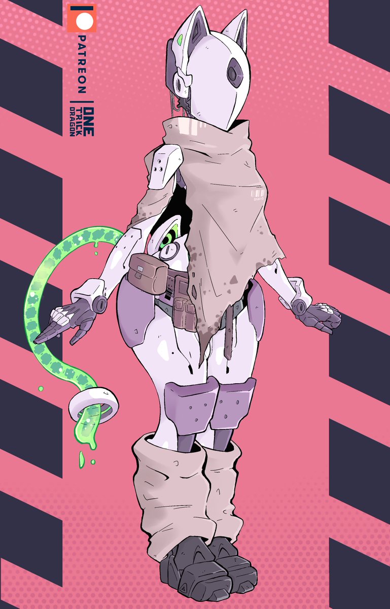 OneTrickDragon's tweet image. Original character design comm for @buddyn00ne
OC's name: Bombay
