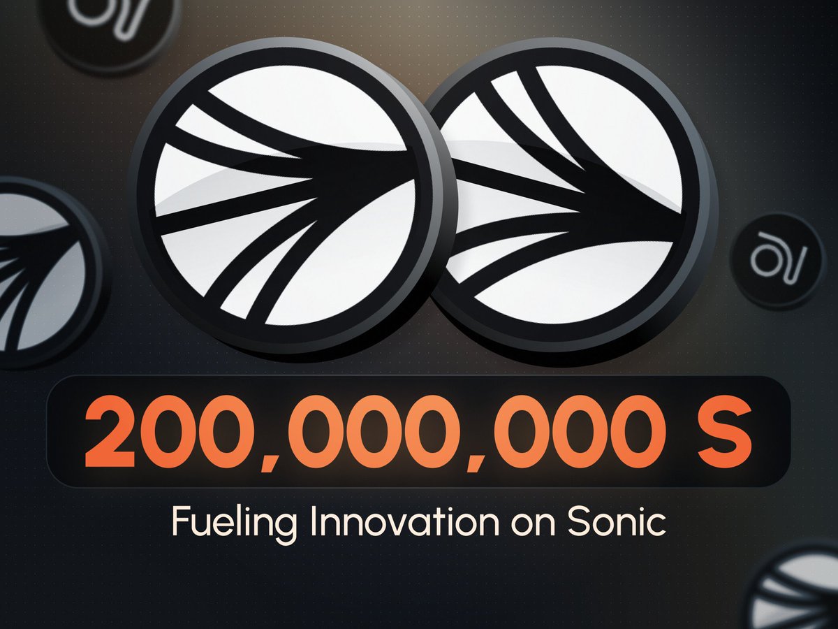 mrdejie's tweet image. Are you building on Sonic and need funds for your app development?
💥 The Sonic Labs Innovator Fund provides up to $200,000,000 from the Sonic Foundation’s treasury to accelerate the immediate adoption of applications within the @SonicLabs network and support novel and…