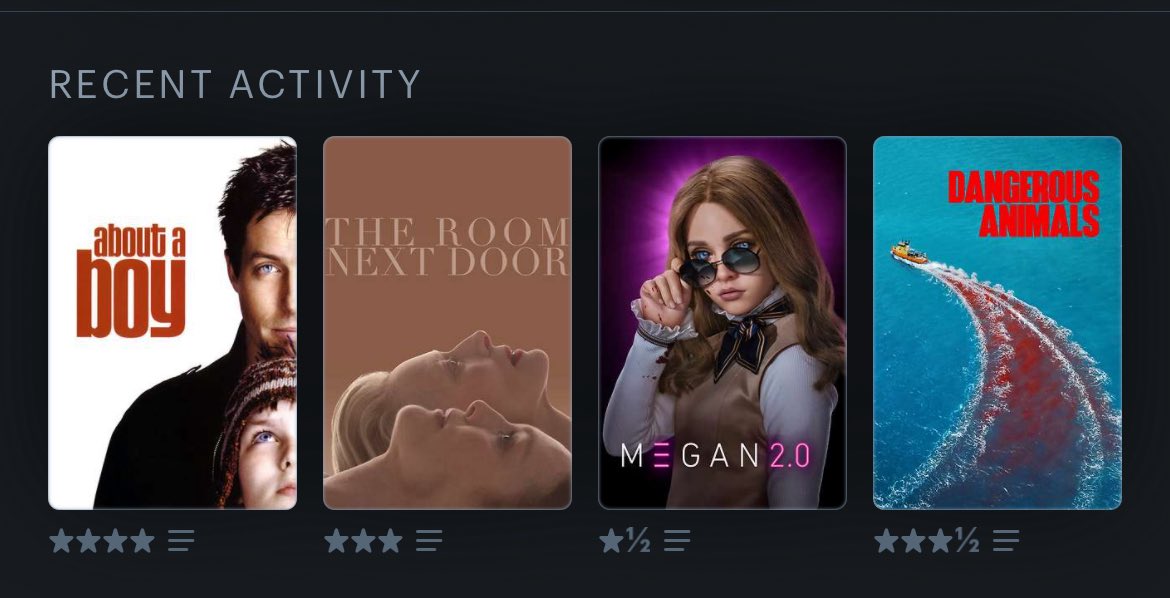 #LetterboxdFriday
#LastFourWatched 🍿🎉