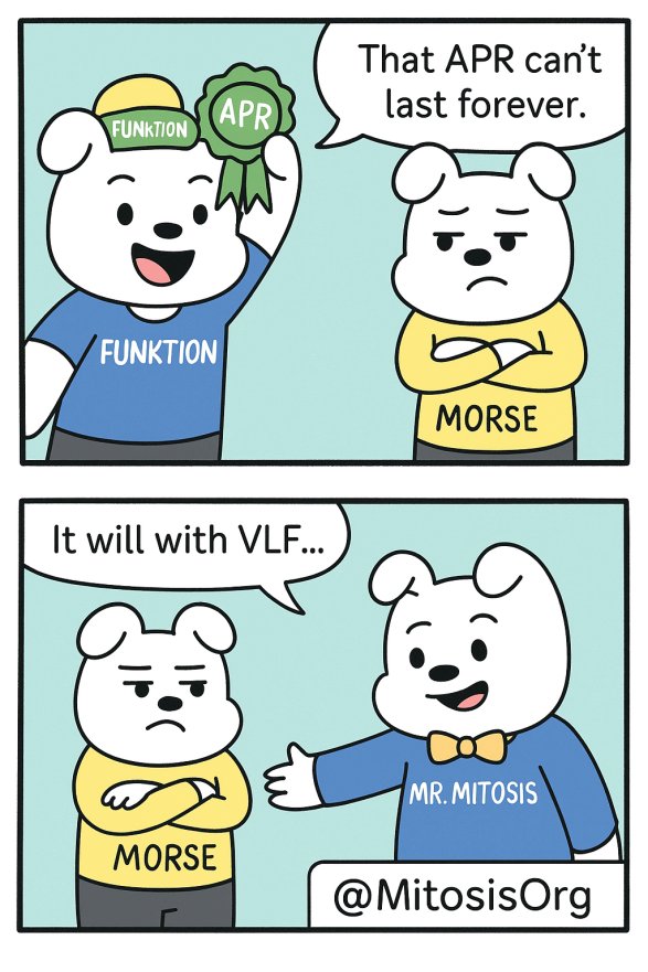 <a href="/MitosisOrg/">Mitosis</a>  Airdrop Breakdown,
The airdrop distribution won't be your average drop — it's powered by a dual-metric point system:
🤜 70%: Driven by Mito Points — earned through mainnet contributions and active engagement.
#MitosisOrg #Morse