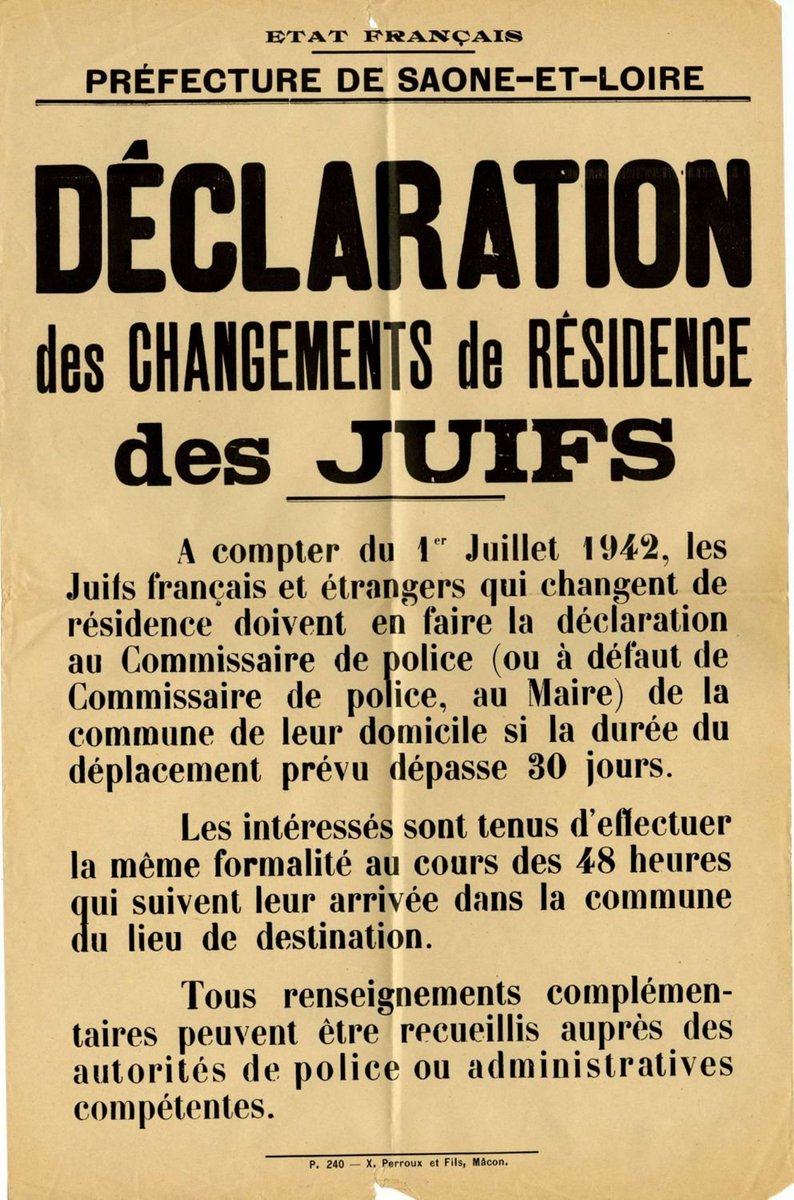 NapoLeon1226391's tweet image. Je voudrais remercier et rendre hommage à ma famille qui ne m'a pas filé la honte d'avoir fait partie des salopes donneuses de juifs il y a 80 ans.
Les collabos antisémites de l'époque ont fait des petits et il semblerait que les gênes qui gênent aient perduré.
Salope hier...