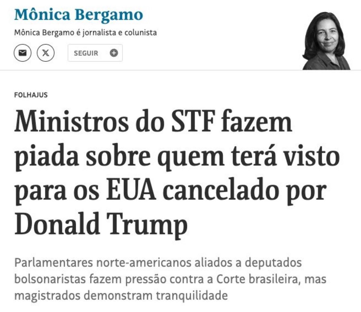 <a href="/GloboNews/">GloboNews</a> Acabou a graça  ??? <a href="/monicabergamo/">Mônica Bergamo</a>