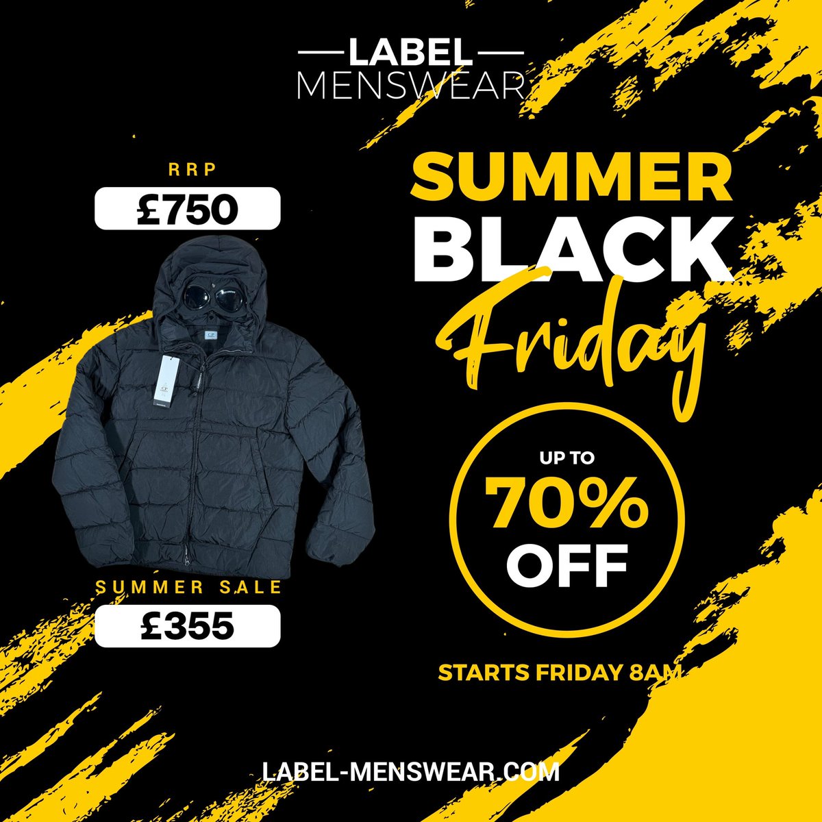 LABELMENSWEAR's tweet image. Unmissable Black Friday Deals 🤯