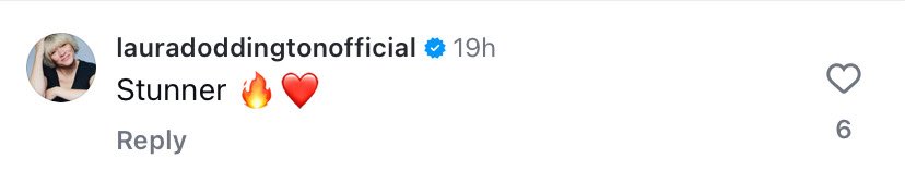 nicmitchies's tweet image. she’s such a girls girl like she will hype u up in them insta comments #LauraDoddington #EastEnders