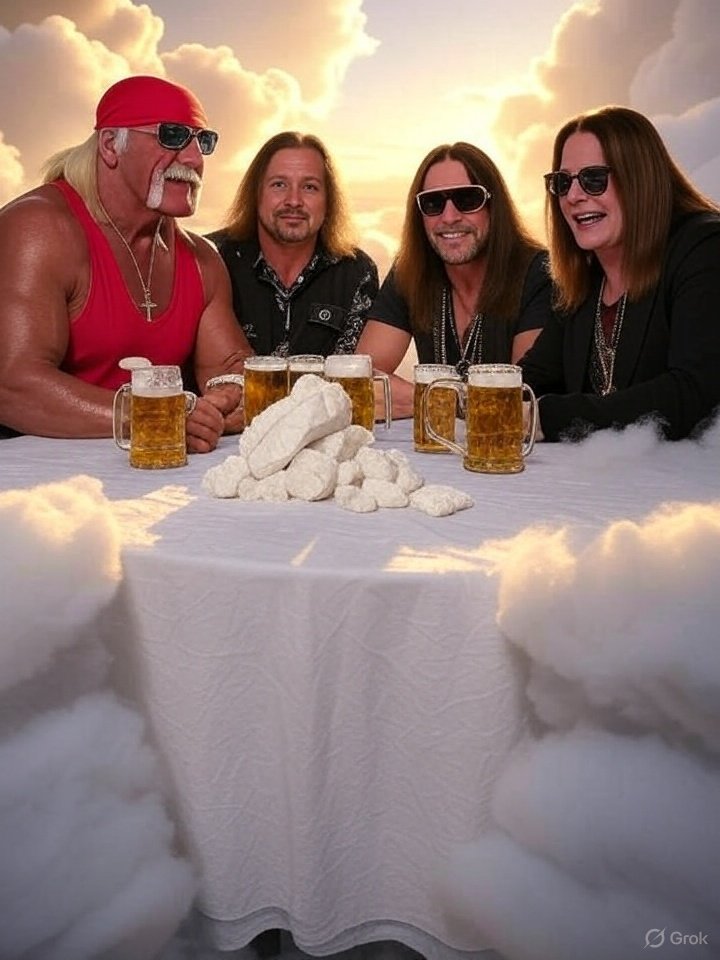 RIP <a href="/HulkHogan/">Hulk Hogan</a> Your back with friends, all of you are true Legends ...