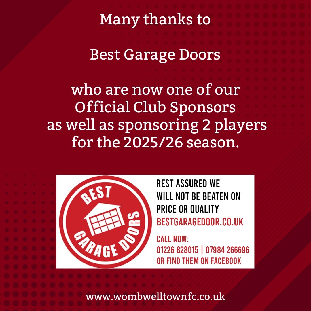 Many thanks to Best Garage Doors for their continued support.