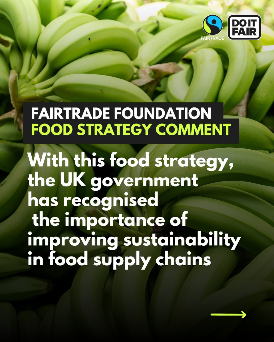 FairtradeUK's tweet image. 🚨 Food strategy thoughts: Great to see sustainability on the agenda. But without clear steps, it’s just talk. We need action!
Read our full comment 👇
#FoodSystems #Sustainability #FairTrade #Fairtrade