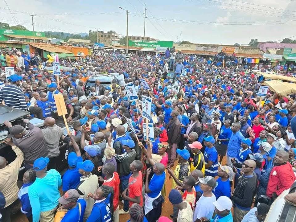 ISFAMediaKE's tweet image. Trans Nzoia Governor George Natembeya in Malava Constituency to rally support for MP aspirant Seth Panyako, who will be running on DAP-K party.
#ISFAMediaUpdates