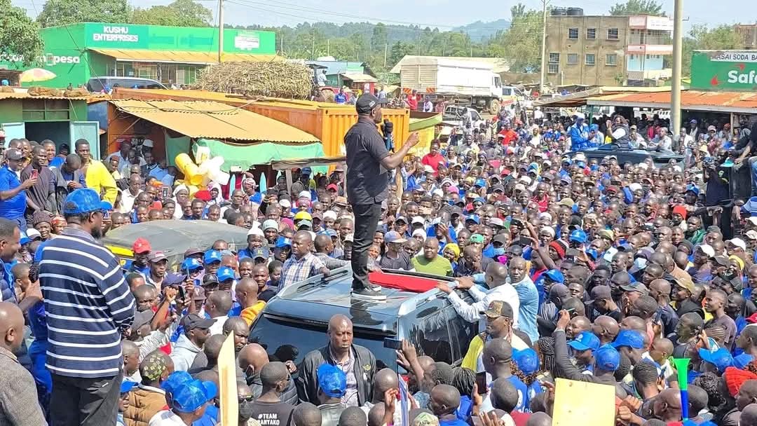 ISFAMediaKE's tweet image. Trans Nzoia Governor George Natembeya in Malava Constituency to rally support for MP aspirant Seth Panyako, who will be running on DAP-K party.
#ISFAMediaUpdates