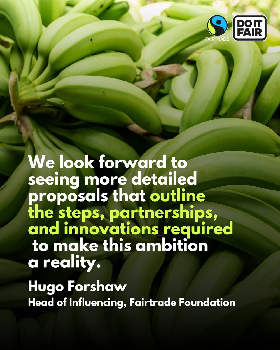 FairtradeUK's tweet image. 🚨 Food strategy thoughts: Great to see sustainability on the agenda. But without clear steps, it’s just talk. We need action!
Read our full comment 👇
#FoodSystems #Sustainability #FairTrade #Fairtrade