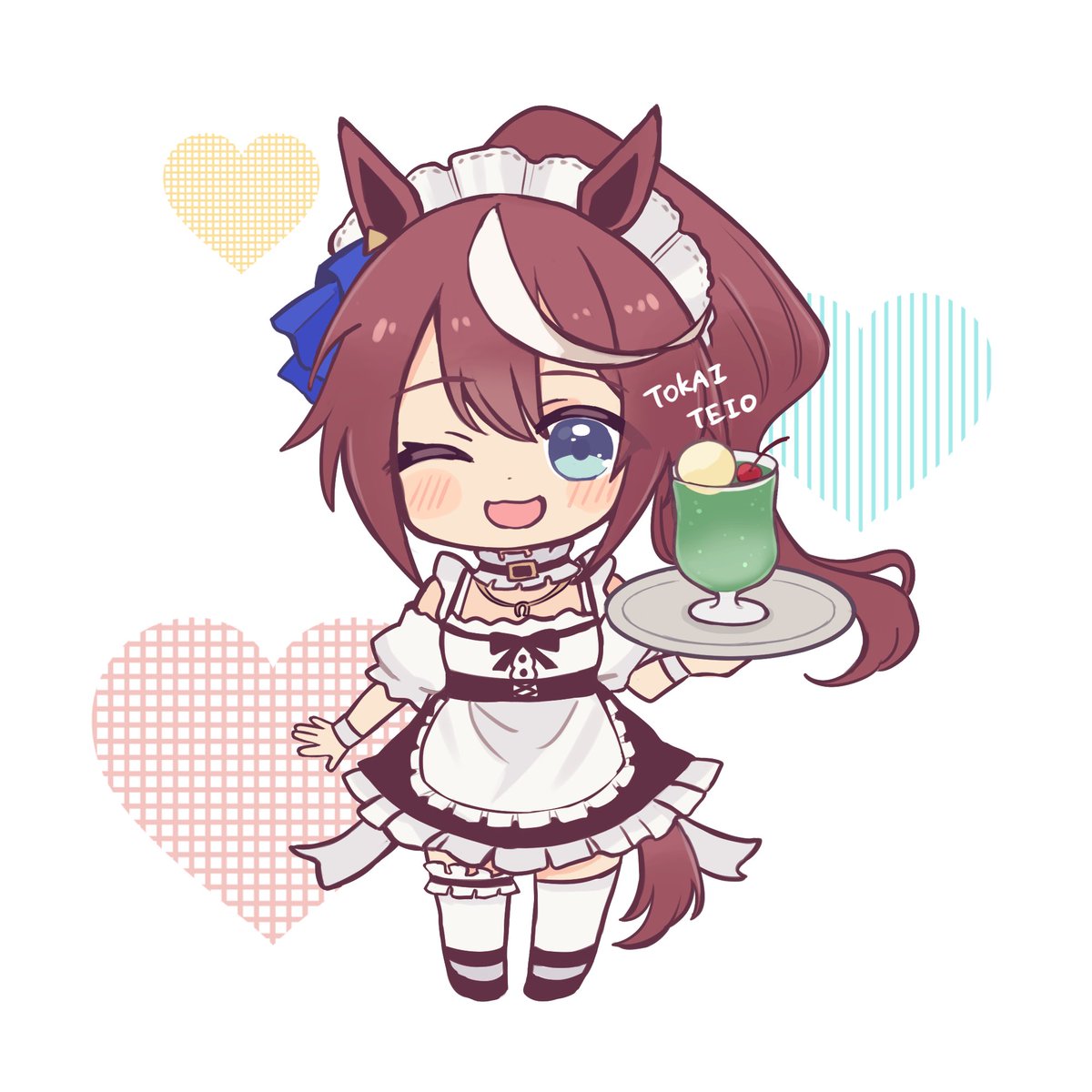 mayuchi427's tweet image. ちびメイドテイオー
#ウマ娘