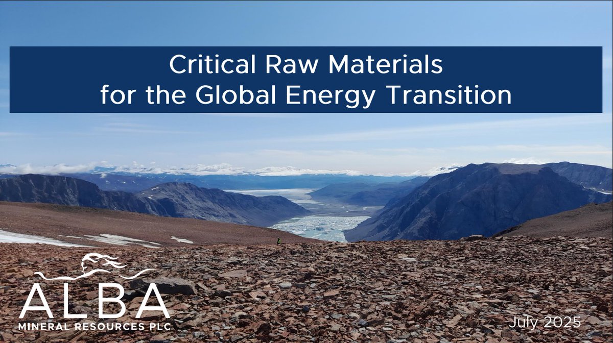 Alba Mineral Resources (@albaminerals) on Twitter photo Alba Mineral Resources held a webinar last Wednesday to discuss recent developments at the company, as well as shed light on upcoming plans across the company's projects.
Rewatch the webinar: albamineralresources.com/webinars/pegLZ…
Submit further questions: albamineralresources.com/activity-updat…
#alba Alba Mineral Resources held a webinar last Wednesday to discuss recent developments at the company, as well as shed light on upcoming plans across the company's projects.
Rewatch the webinar: albamineralresources.com/webinars/pegLZ…
Submit further questions: albamineralresources.com/activity-updat…
#alba