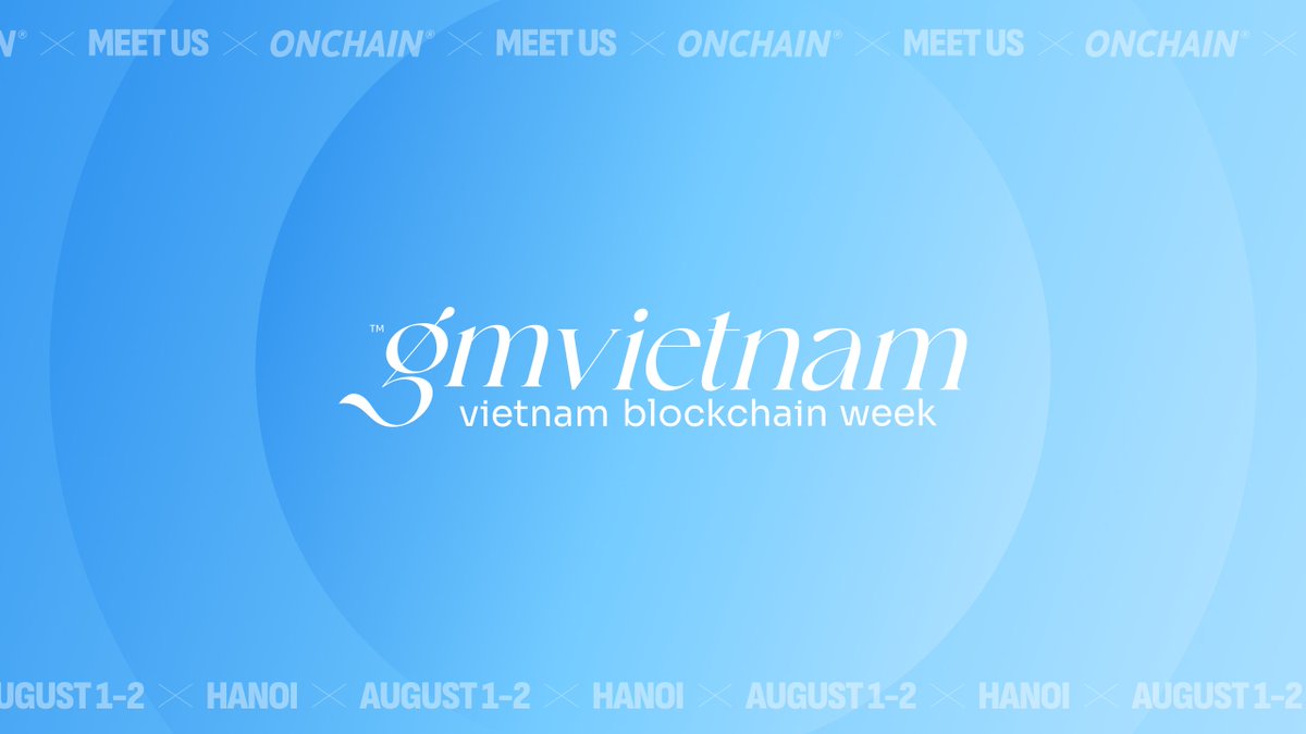 OnchainEU's tweet image. Vietnam, we’re coming in hot 🔥
@OnchainJD and @OnchainBenjamin will be at @gmvn_official Aug 1–2.
Jason takes the SUI Stage Aug 2 at 11:40 AM to unpack “Crypto as an Asset Class in the New World Order.”
Come find us if you're building what's next 🤝