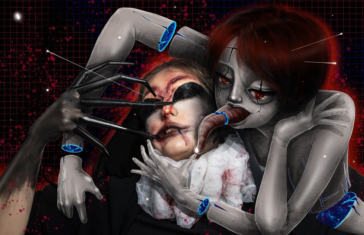 "Torn Spirits"

Be the beautiful beast beside you.

Collab by me x lightyshut x arashelius 

Reserve price 0.26 $eth