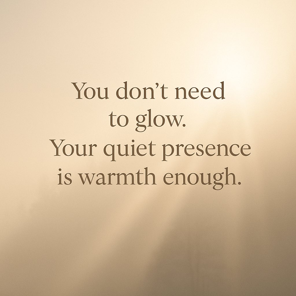 breathofkokoro's tweet image. You don’t need to glow.
Your quiet is enough.
That’s it.
Quiet words below👇
is.gd/BQwVdo
#softspoken #quietstrength #introvertthoughts #fromjapan