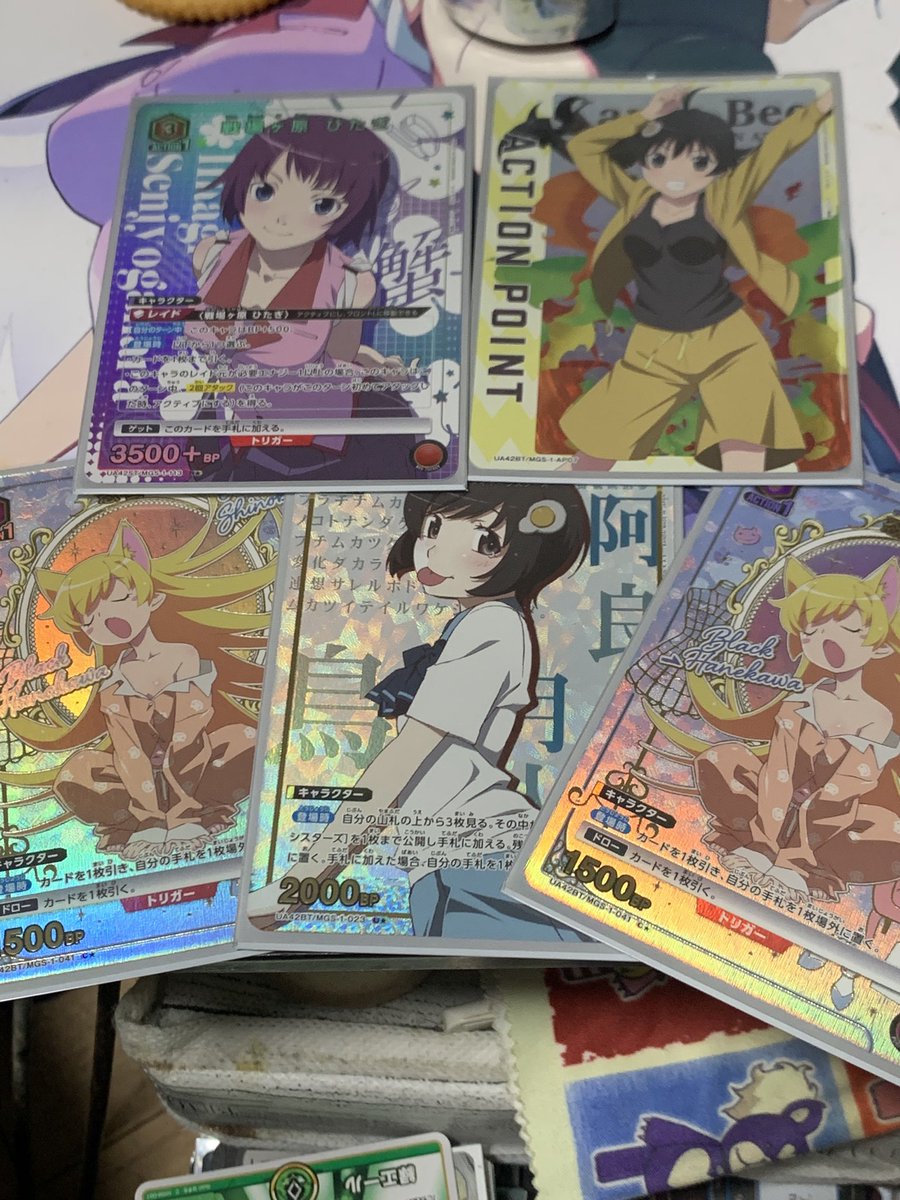 sabaku07's tweet image. 3ボックスとスターター1つ開封！
戦場ヶ原のRパラレルあざす！