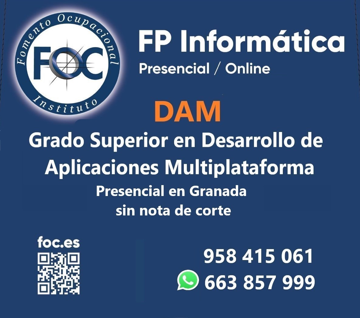 #institutofoc #informatica #asir #dam #daw #gradosuperiordeinformatica