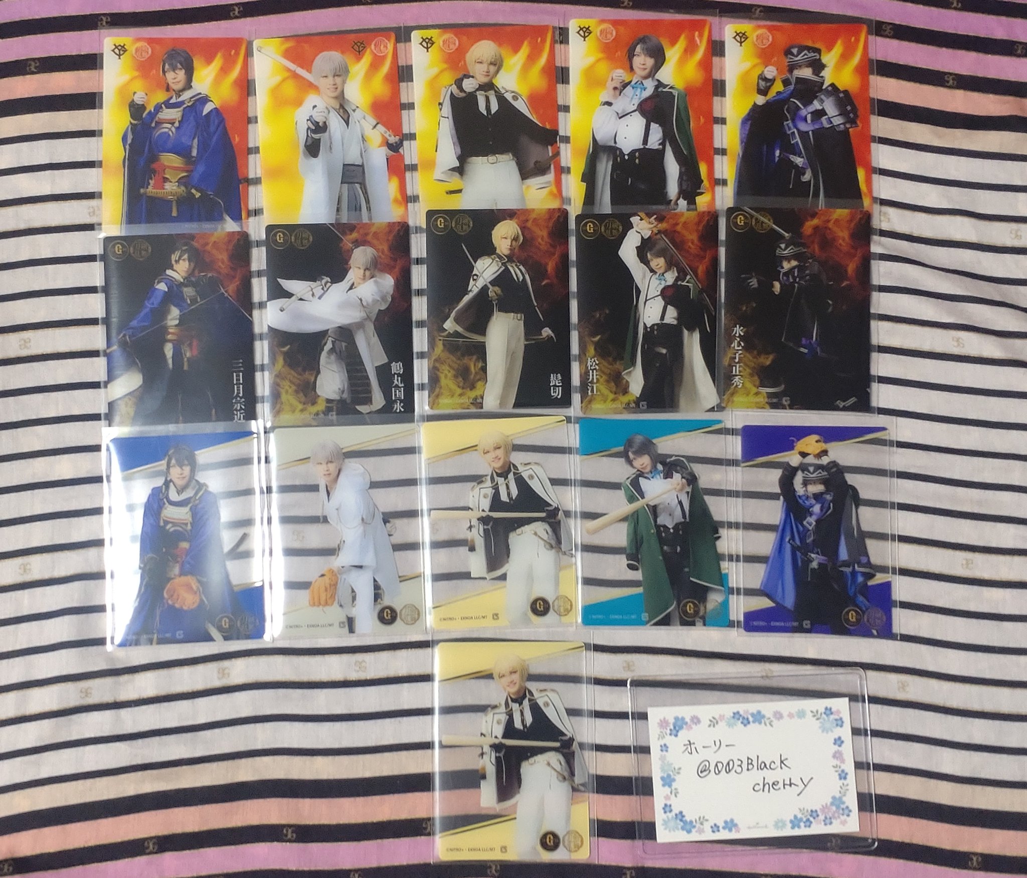 ジャイアンツ×刀ミュ　コラボ　クリアトレーディングフォトカード ジャイアンツ 刀剣乱舞 クリアトレーディングフォトカード