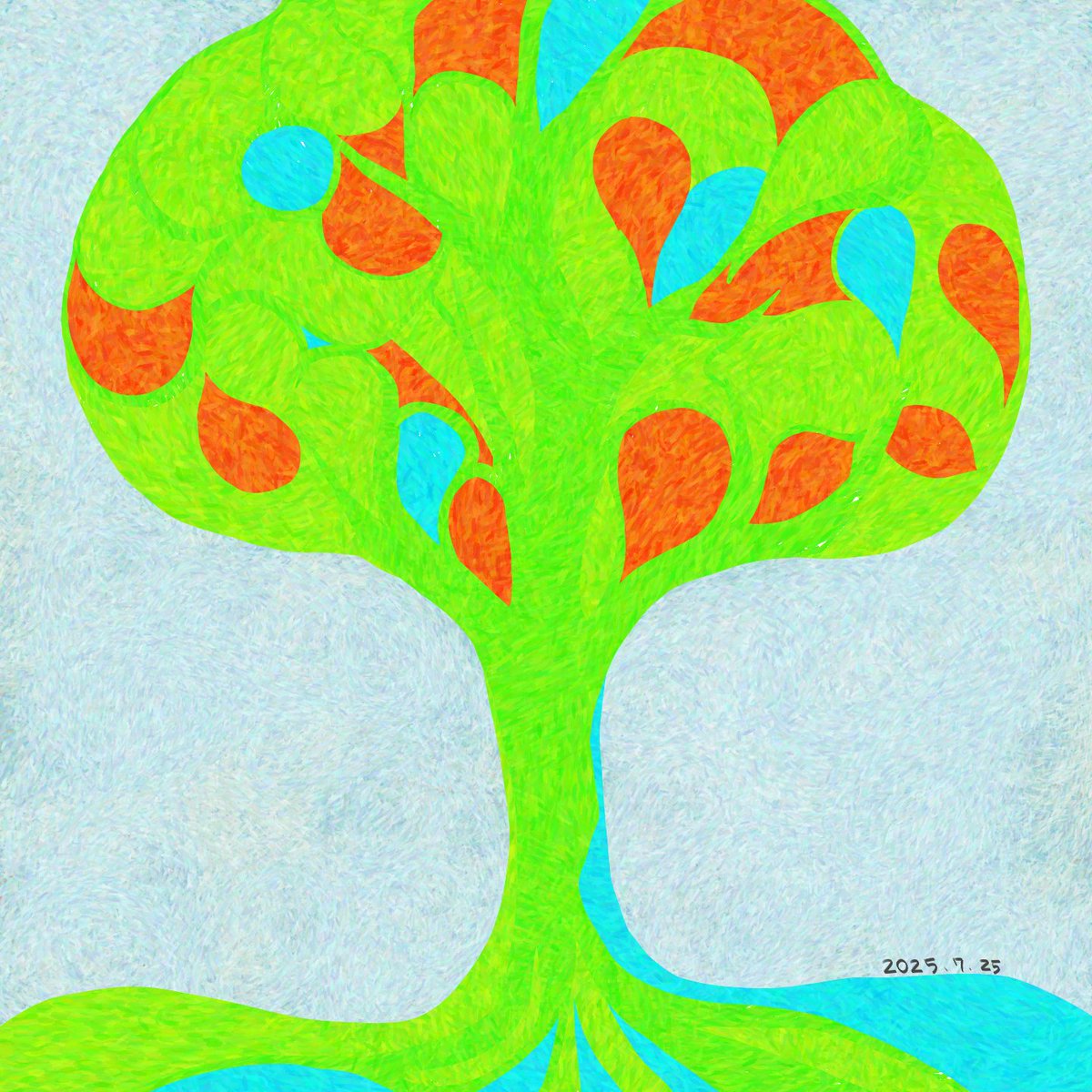 JULY 25, 2025
I draw your tree on your biorhythm birthday.
You can express the energy of the moment you were born in color.
It's a tree of color that resonates with the day you were born.
#nft #NFTs  #nftart #NFTartist  #NFTartists  #nftcolor #colortree
opensea.io/collection/you…