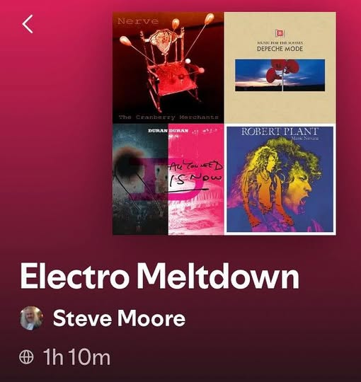 CranberryMerch2's tweet image. YOUR FRIDAY PLAYLIST RIGHT HERE!!! 😌🎶🎶🎶
Get your weekend started off right with this “Electro Meltdown” playlist that kicks off with our song, “Nerve!”
LISTEN NOW: open.spotify.com/playlist/4VVyv…
#SupportIndieMusic #share #stream #RT