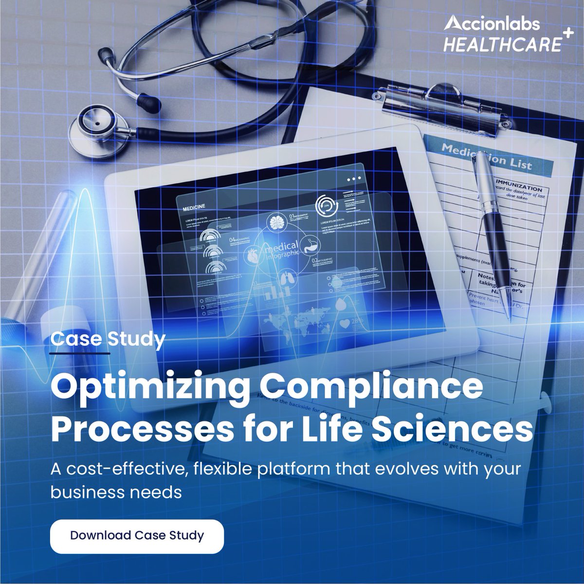 In life sciences, compliance demands precision and adaptability. Accion Labs helped a European software provider build a scalable platform for quality, document, and trial management. This eliminated legacy issues &amp; reduced costs.
Read more: hubs.la/Q03yTMhZ0

#LifeSciences