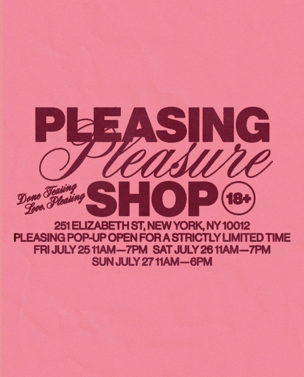 Harry_StylesUp's tweet image. The Pleasing Pleasure Shop, a first-of-its-kind Pleasing experience.
Please Yourself Like You Mean It.
#HarryStyles