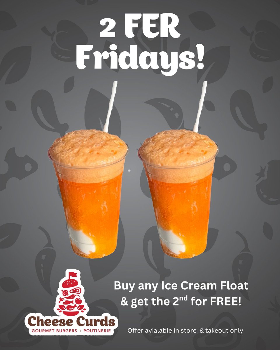 How's this for a Friday treat? Buy any Ice Cream Float and get another for FREE for a limited time. Offer not available for online ordering or delivery.

#2FER #icecreamfloat