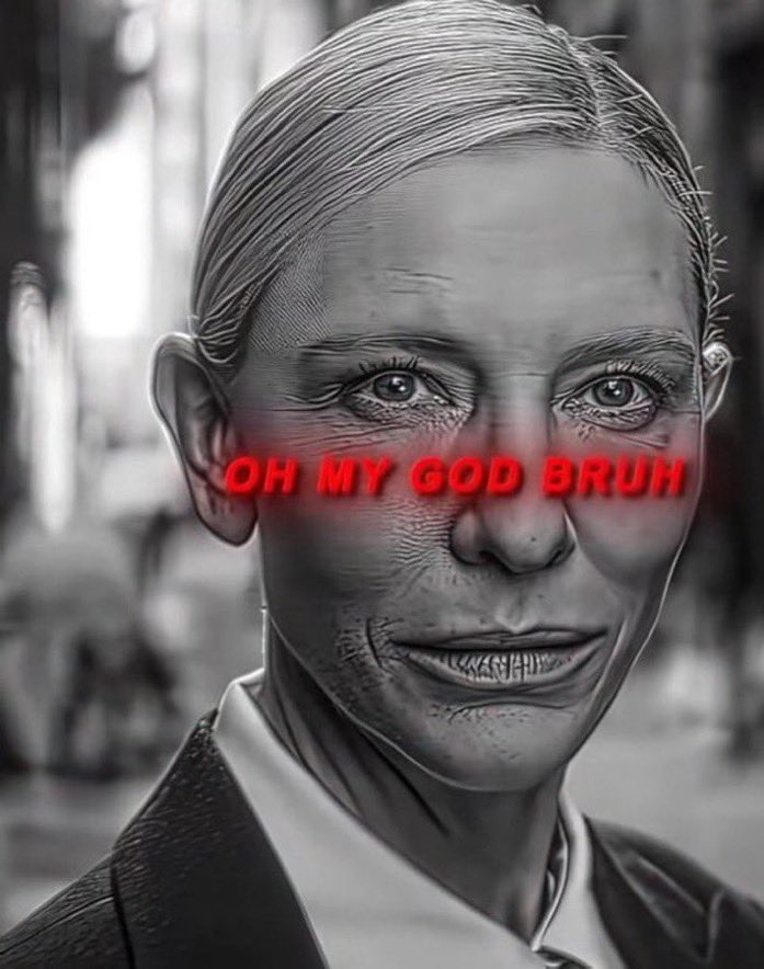 Nikolxc4's tweet image. there&apos;s a whole generation of people who are gonna watch a cate blanchett movie and only recognize her from this