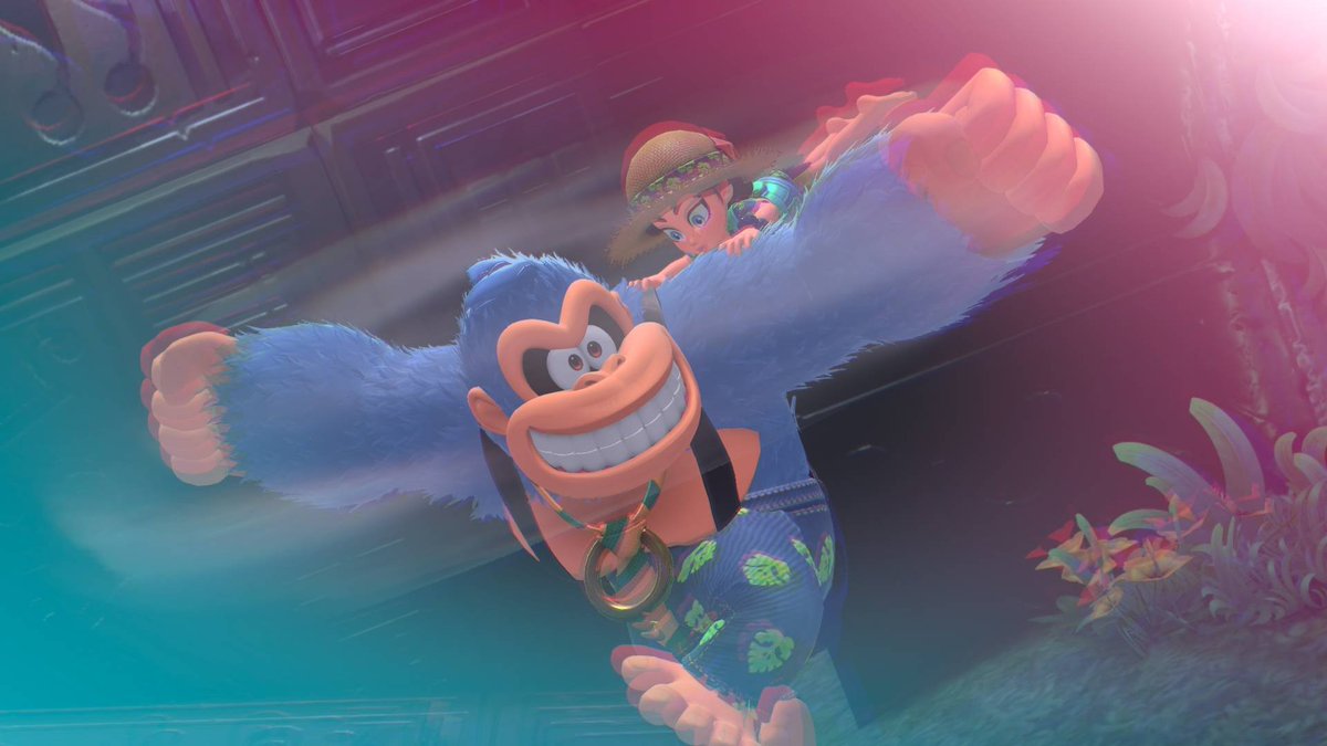 TheSmf12345's tweet image. My buddy @AzureBlue626 got me DK Bananza and so far, I'm enjoying! (I've played six hours of this and I just got to the third layer)