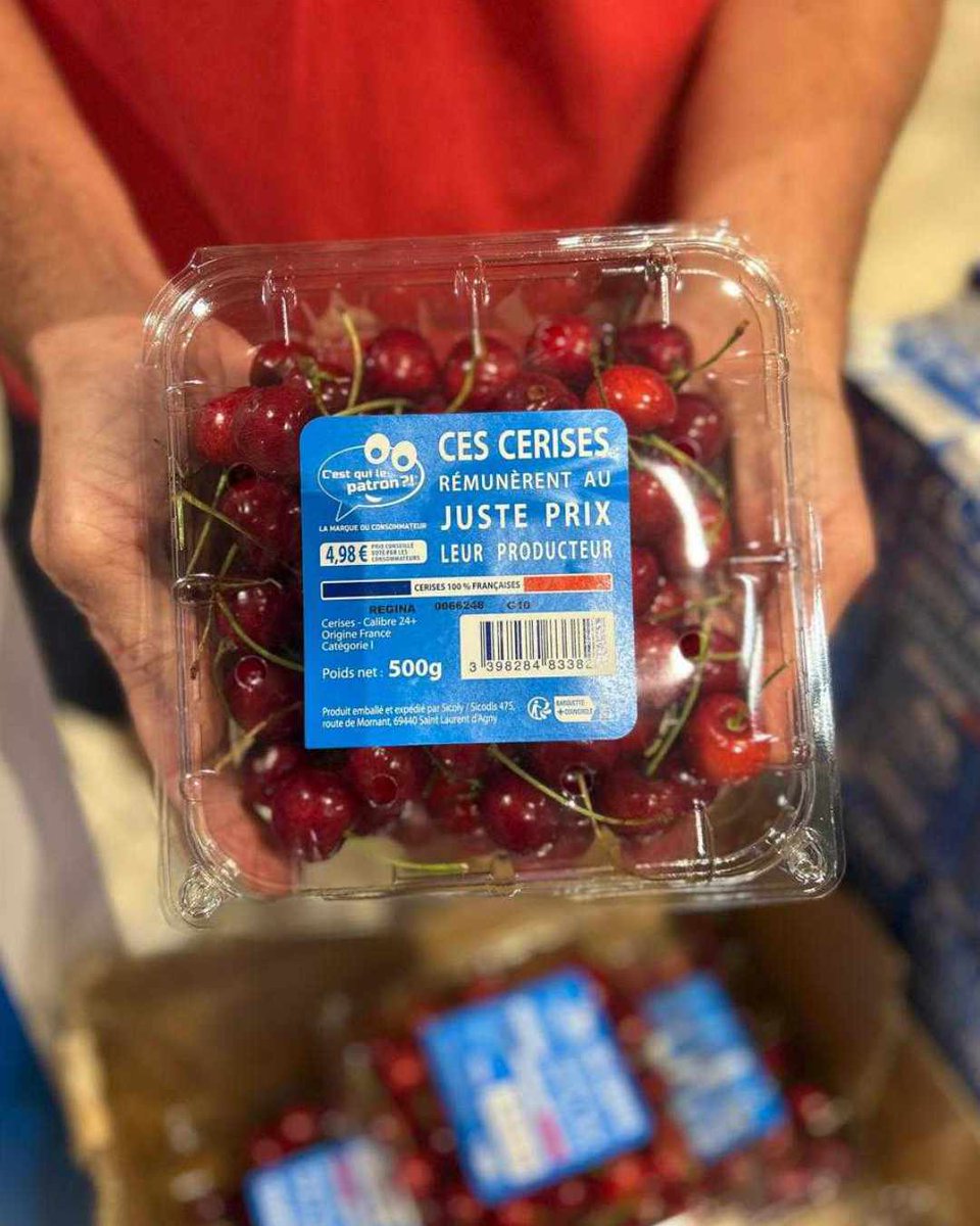 Fin de cette première saison pour nos cerises solidaires… et quelle saison incroyable !!! #SoutienAuxProducteurs 
 
A l’autre bout, ce sont 116 familles de producteurs qui ont le sourire ! Un immense merci à tous pour vos messages, commentaires, partages… ça a vraiment fait