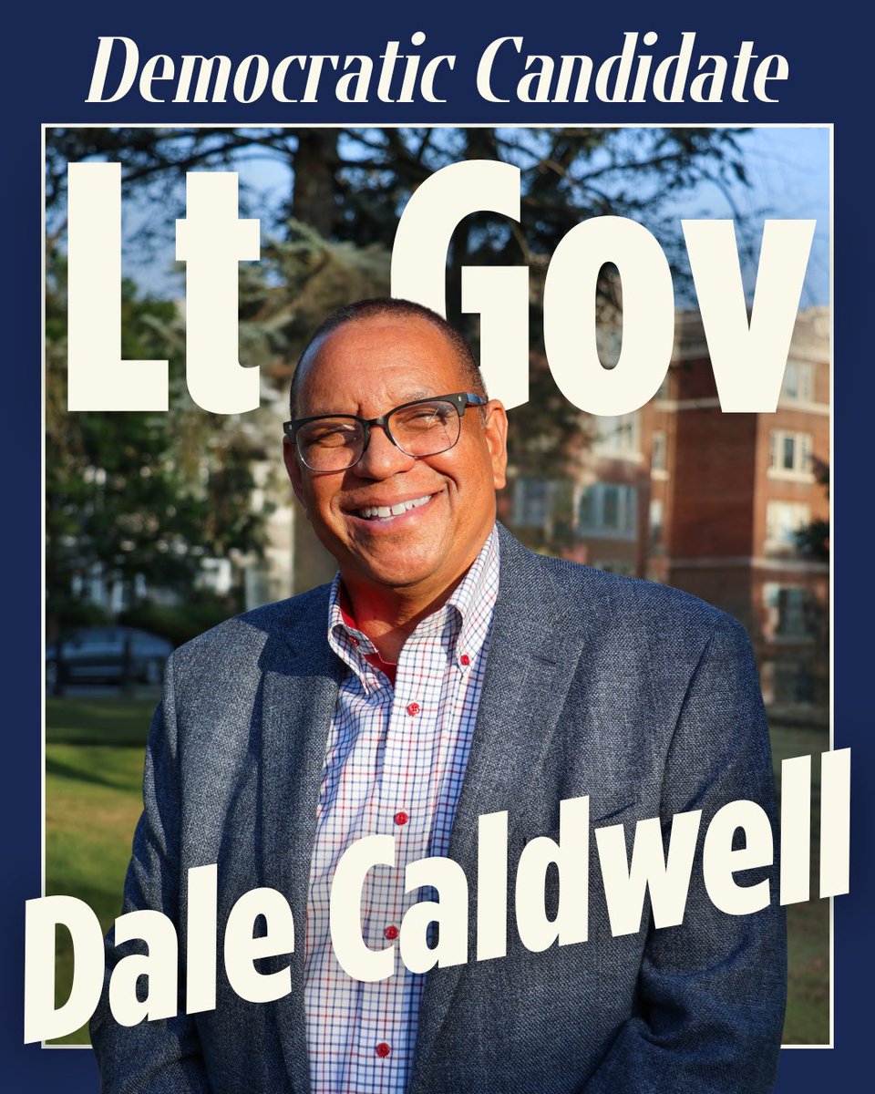 Mikie Sherrill (@mikiesherrill) on Twitter photo Iām thrilled to welcome <a href="/DaleCaldwell/">Dr. Dale Caldwell</a> as our Democratic candidate for Lt. Governor of New Jersey!
Dr. Caldwell has spent his life in service ā to his faith, to his students, and to the communities heās helped strengthen with decades of leadership.
Dale and I are ready to fight Iām thrilled to welcome <a href="/DaleCaldwell/">Dr. Dale Caldwell</a> as our Democratic candidate for Lt. Governor of New Jersey!
Dr. Caldwell has spent his life in service ā to his faith, to his students, and to the communities heās helped strengthen with decades of leadership.
Dale and I are ready to fight