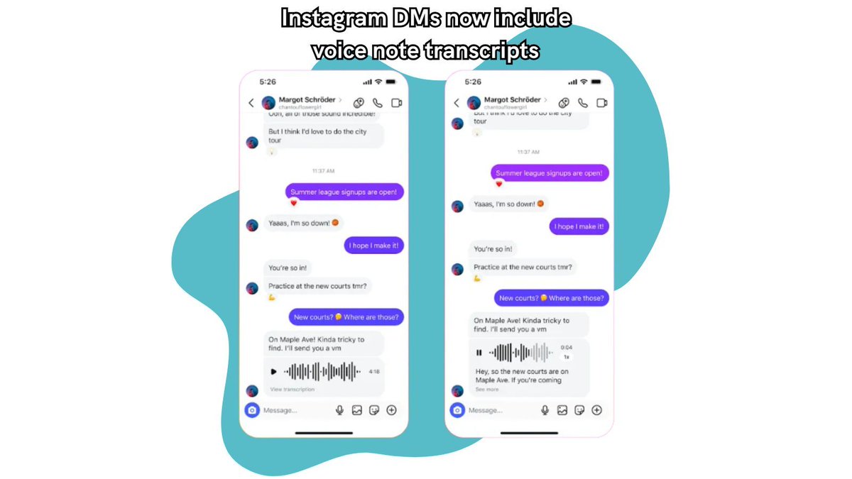 🎙️If you're someone who likes communicating via voice note, this one's for you. Instagram has extended the recording length and added transcripts.

blog.push.fm/21034/instagra…